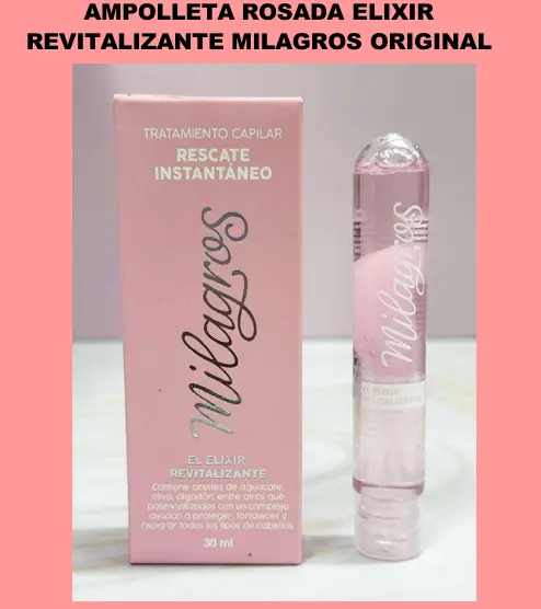 Ampolleta Tratamiento Capilar Rescate Instantáneo Milagros