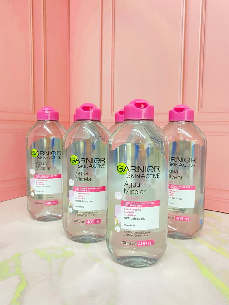 Agua micelar Garnier 400 ml $ 27.000