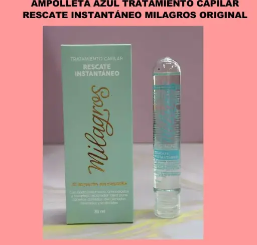 Ampolleta Tratamiento Capilar Rescate Instantáneo Milagros