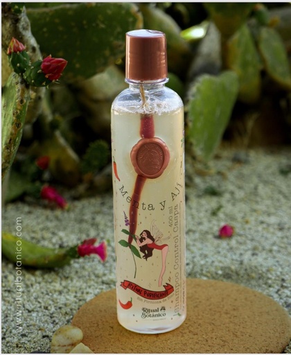Shampoo control caspa con menta y ají Ritual Botánico