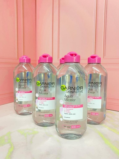 Agua micelar Garnier 400 ml $ 27.000