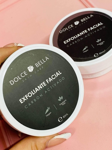 Exfoliante facial con carbón activado Dolce Bella